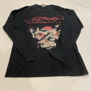 Y2K Ed Hardy by Christian Audigier Long Sleeve